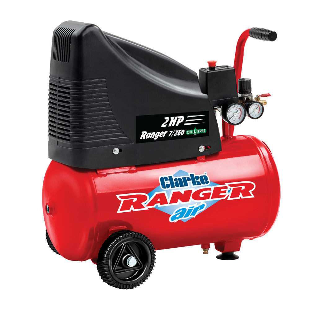 2242030 CLARKE RANGER 7/260 24LITRE COMPRESSOR